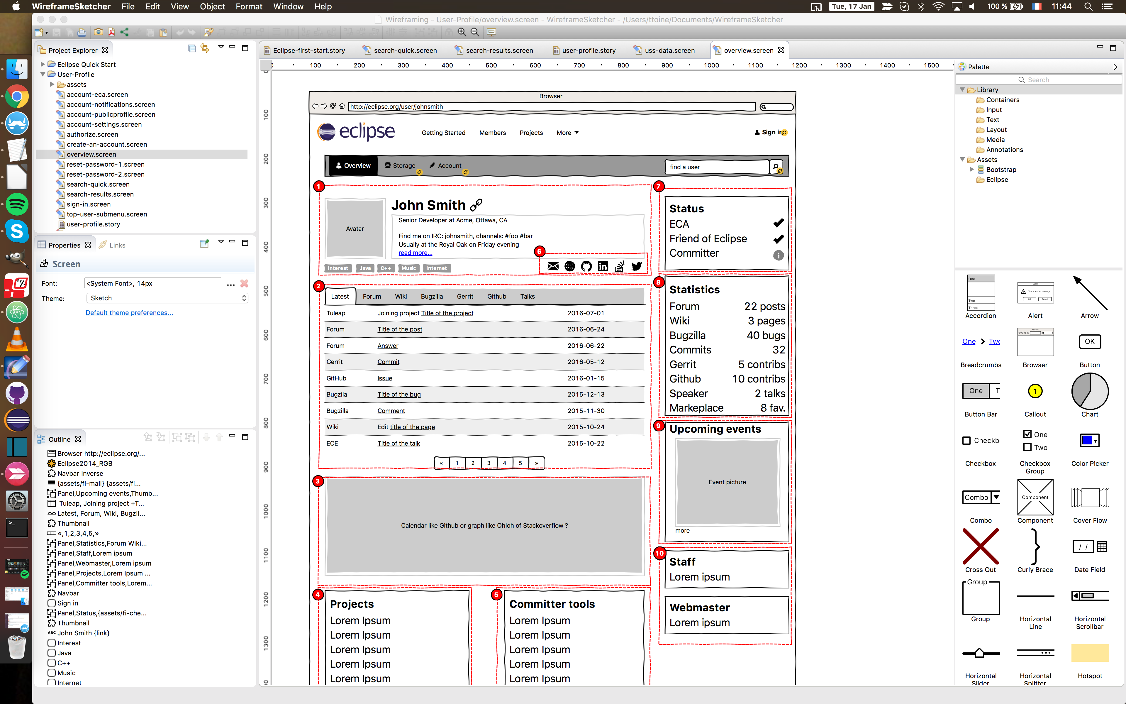 Icon categories, export image scaling, and more - WireframeSketcher